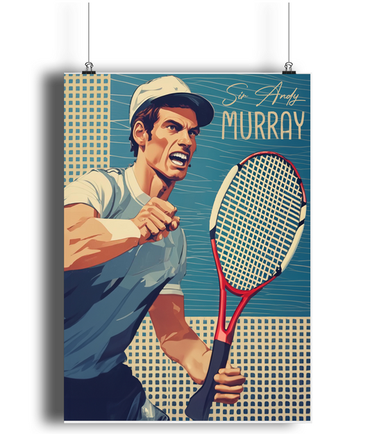 Sir Andy Murray A3 Wall Art Print