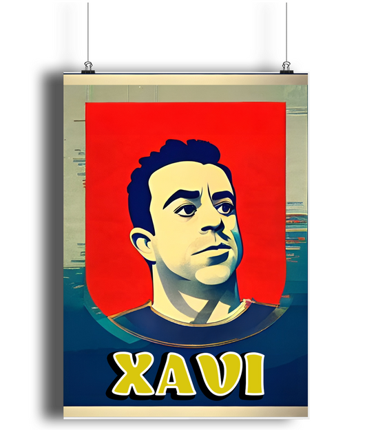 Xavi Retro A3 Wall Art Print