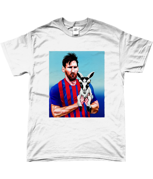 Lionel Messi GOAT Barca T-shirt