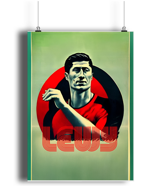 Robert Lewandowski Lewy A3 Wall Art Print