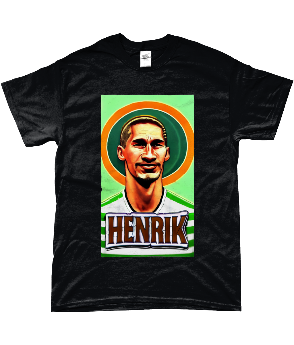 Henrik Larsson Retro Celtic T-shirt