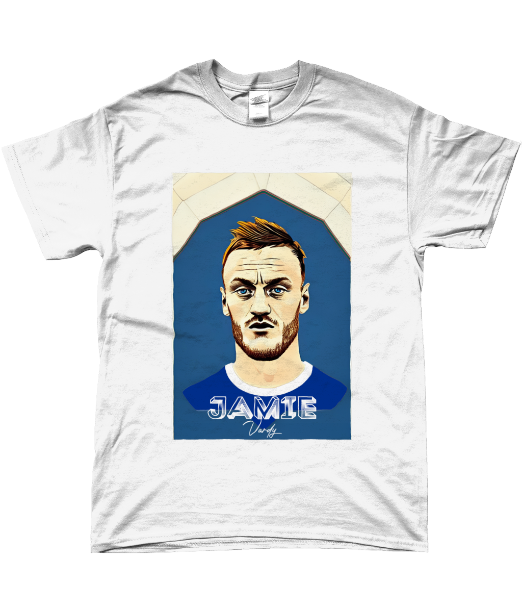 Jamie Vardy Retro Leicester T-shirt