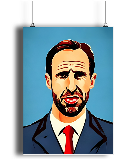 Gareth Southgate A3 Wall Art Print