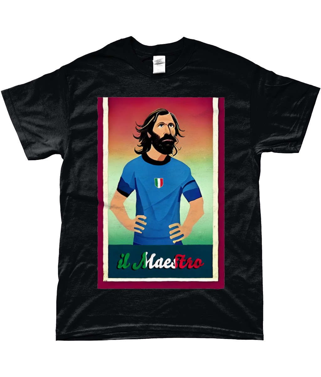 Andrea Pirlo il Maestro Italia T-shirt