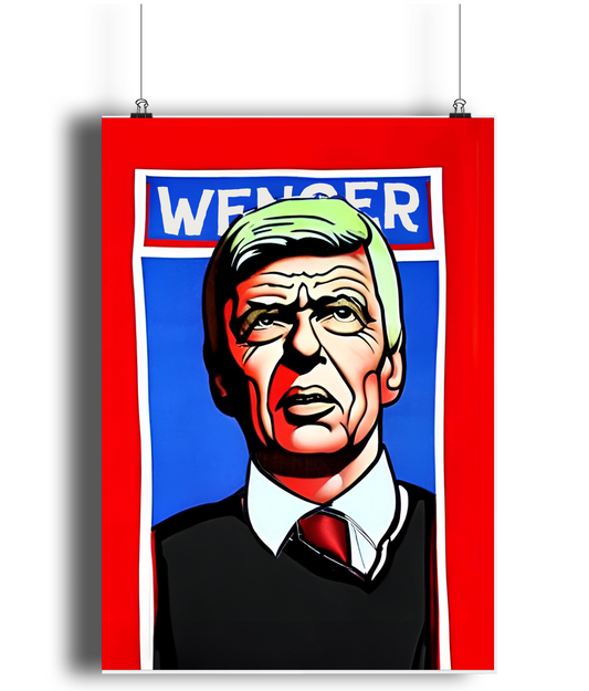 Arsene Wenger Cover A3 Wall Art Print