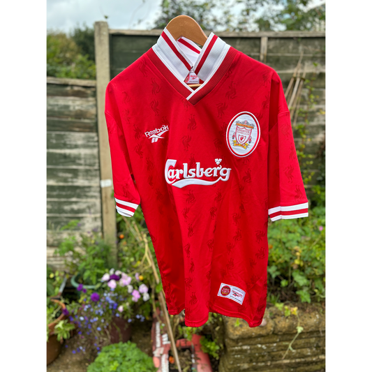 Liverpool 1996-98 Home Shirt - Reebok - L