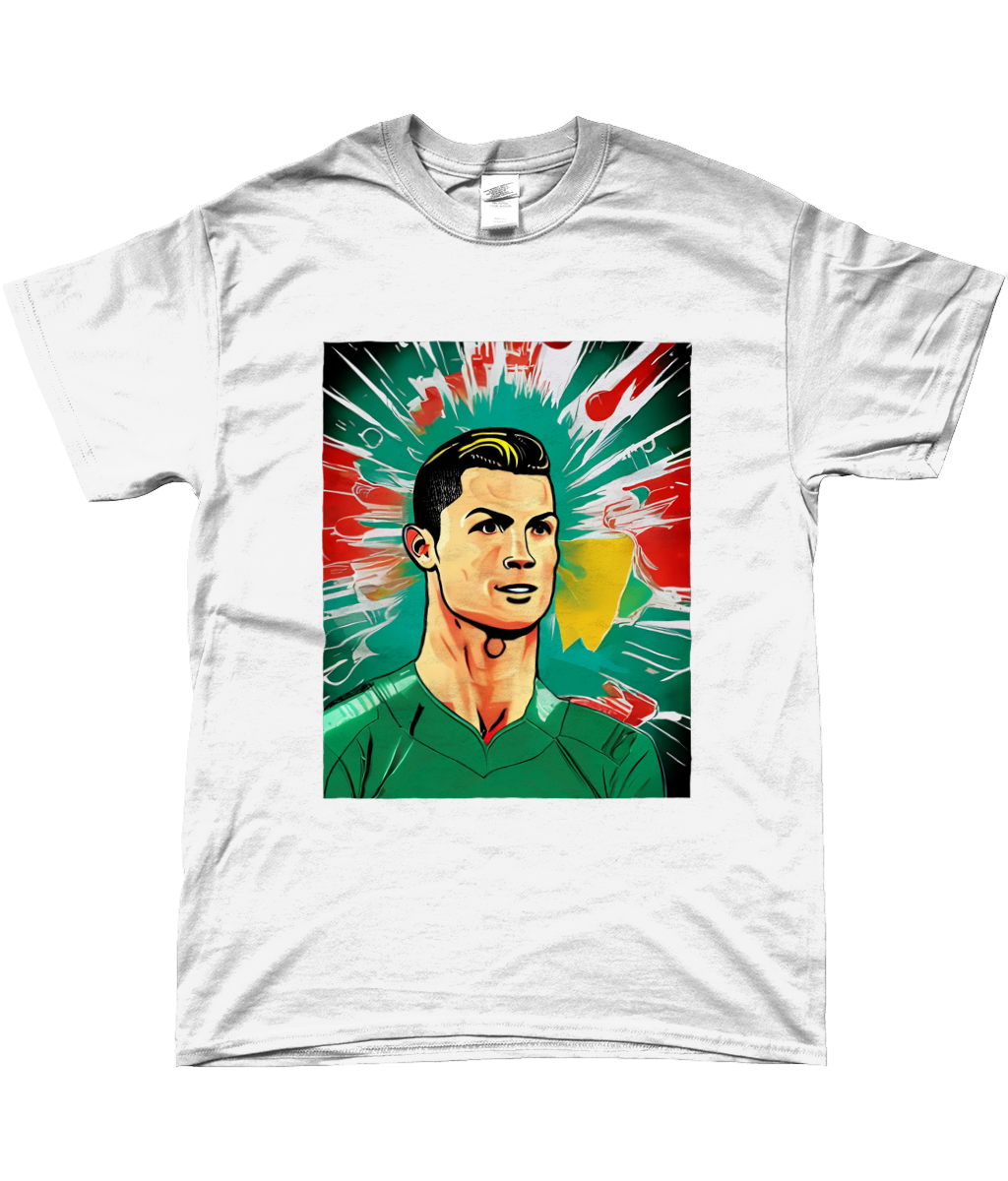 Cristiano Ronaldo Paint T-shirt