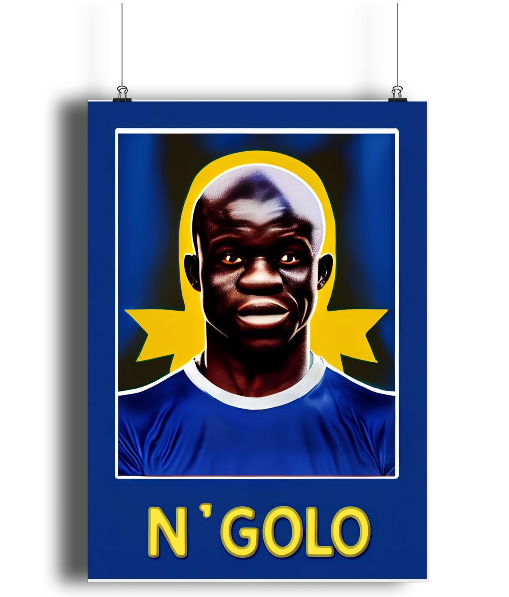 N'Golo Kanté Glow A3 Wall Art Print