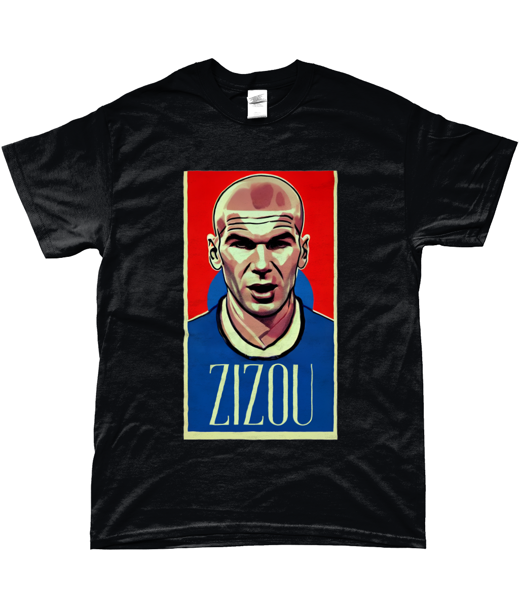 Zinedine Zidane Zizou Les Bleus T-shirt