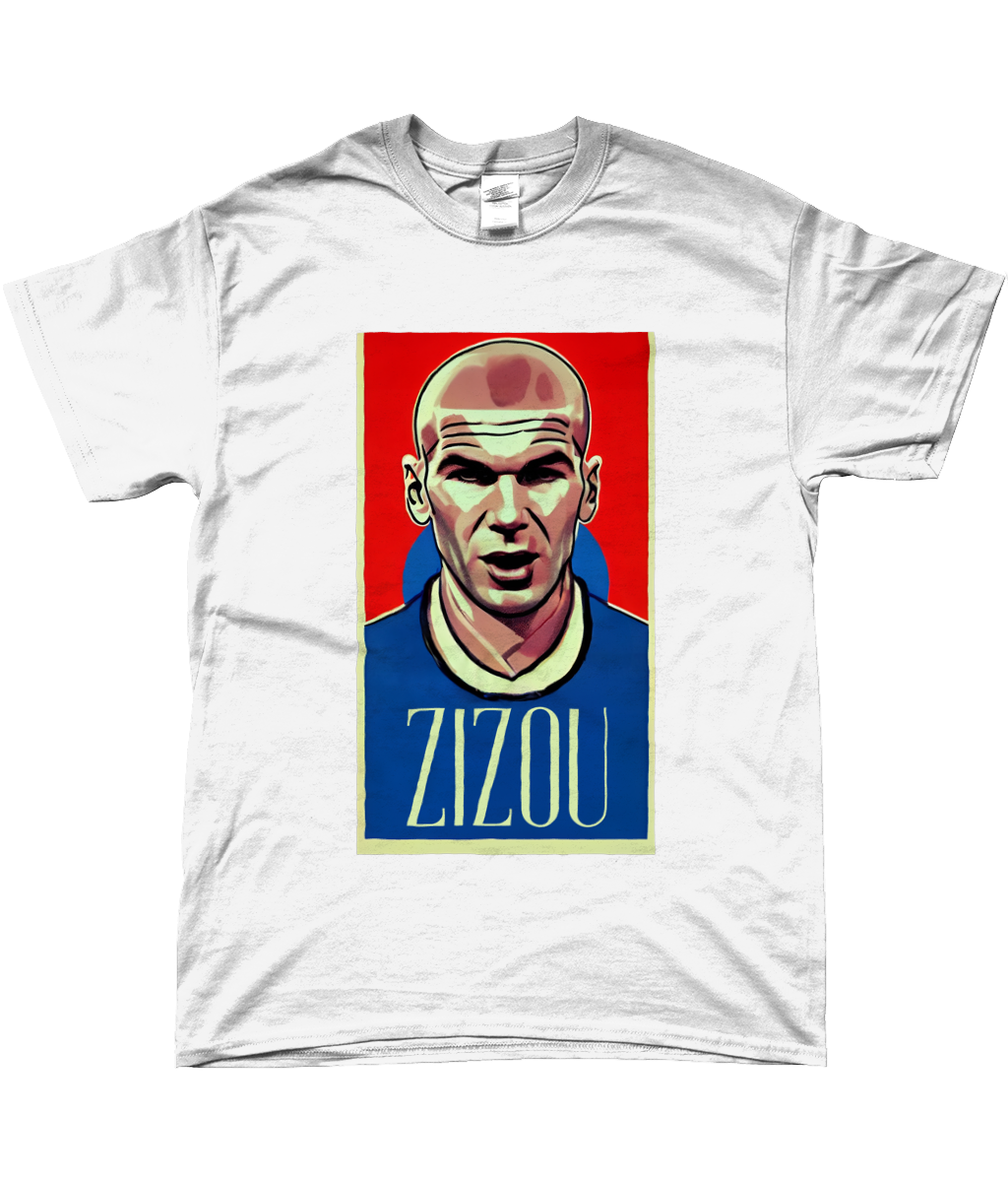 Zinedine Zidane Zizou Les Bleus T-shirt