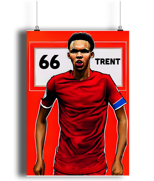 Trent Alexander-Arnold 66 A3 Wall Art Print