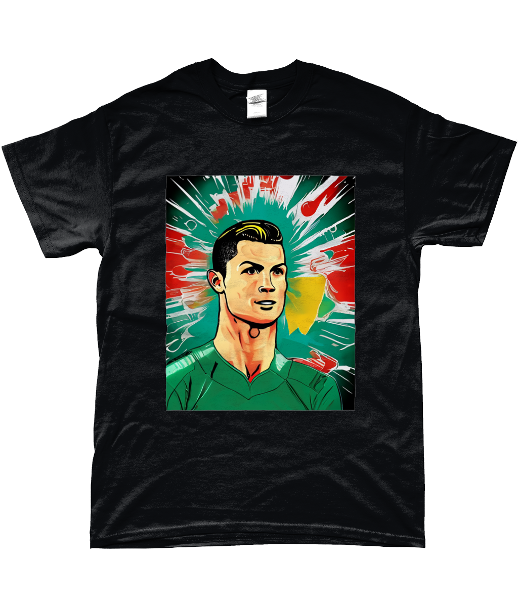 Cristiano Ronaldo Paint T-shirt