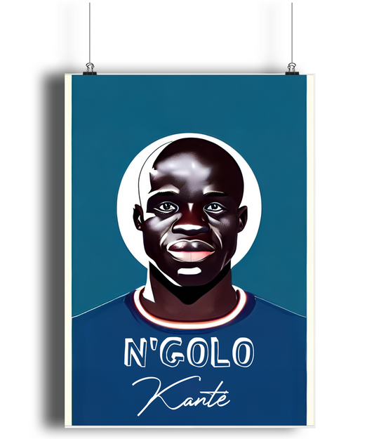 N'Golo Kanté Stare A3 Wall Art Print