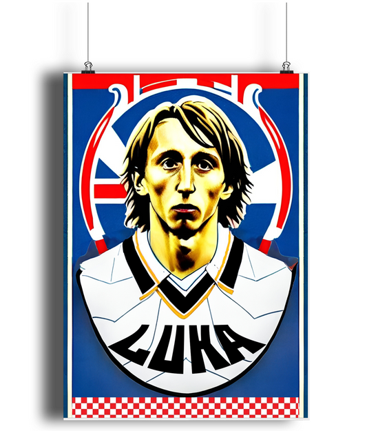 Luka Modric Icon A3 Print