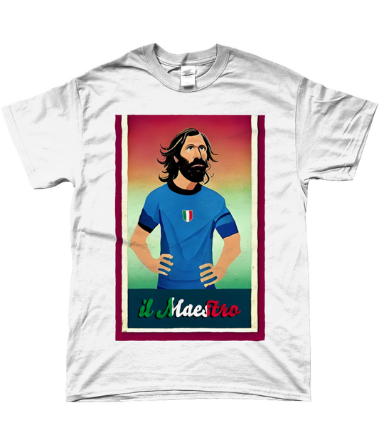 Andrea Pirlo il Maestro Italia T-shirt