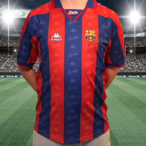 Barcelona 1996-97 Home Shirt - Kappa - L