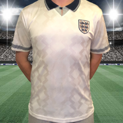 England 1990-92 Home Shirt - Scoredraw - M