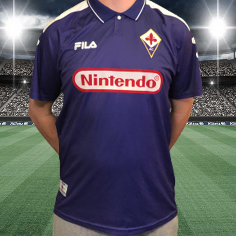 Fiorentina 1997-99 Home Shirt - Fila - Batistuta 9 - M